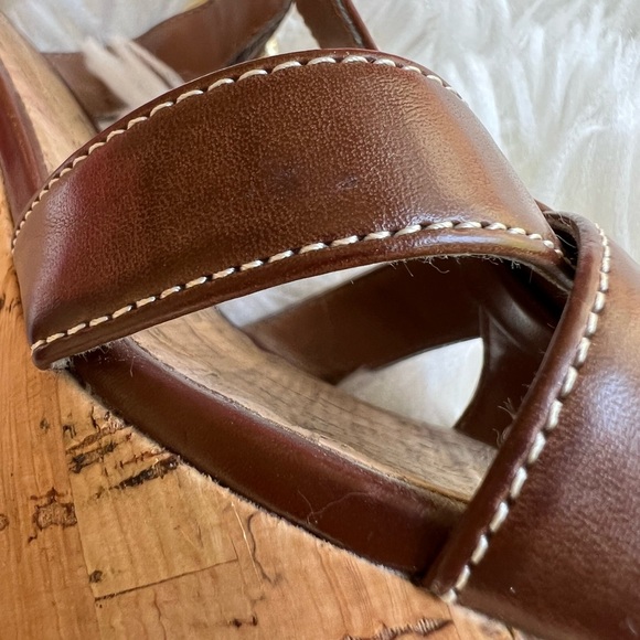 💥Guess Wedges sandals brown cork slip on💫 - Picture 15 of 16